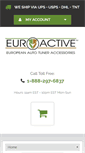 Mobile Screenshot of euroactiveparts.com